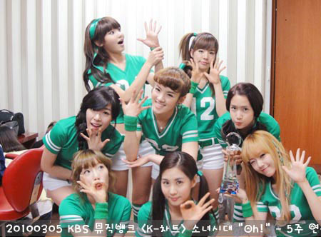 SNSD 第五次贏得 Music Bank 第一! SNSD 第五次贏得 Music Bank 第一!