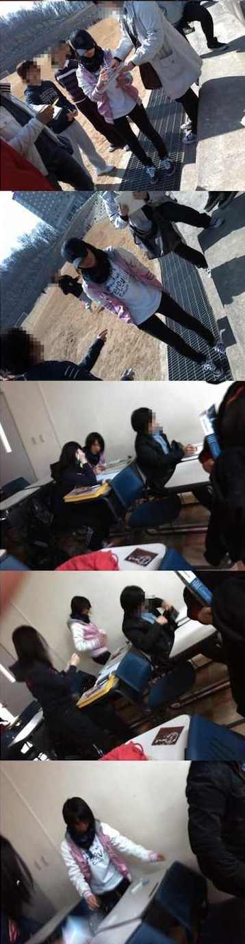 Kara 的勝妍上課被偷拍一連串的照片