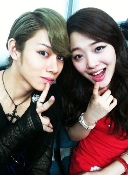 Heechul and Sulli