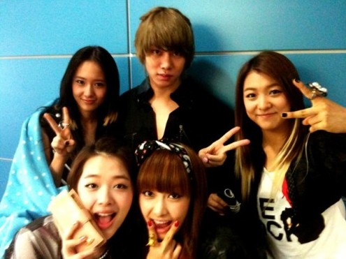 Heechul and f(x) Heechul and f(x)