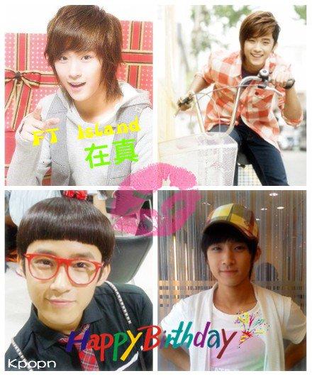 FTIsland 李在真 生日祝福