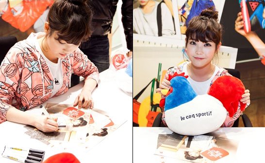 IU-Le Coq Sportif 簽名會