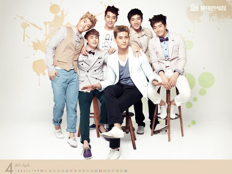 2PM-lotte 樂天桌布