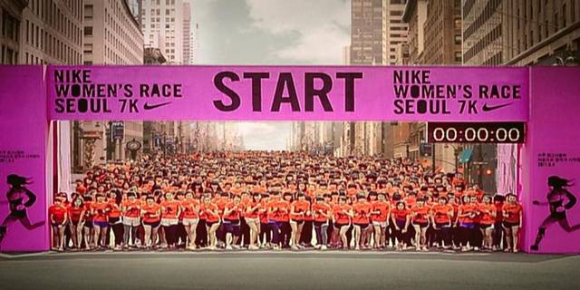 NIKE 馬拉松宣傳