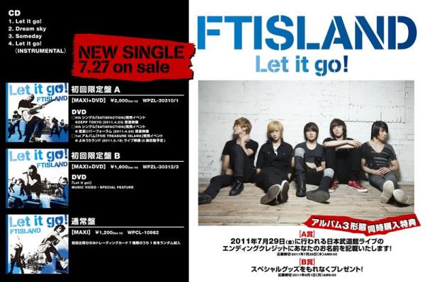 FTIsland Let it Go's