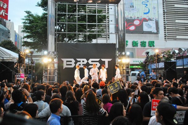 BEAST突擊日本新宿