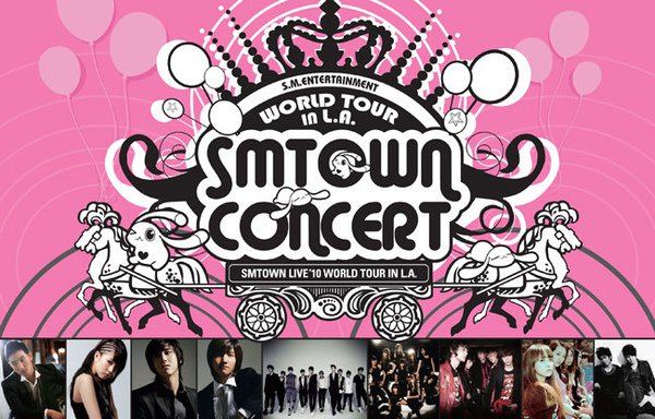 sm Town concert in LA