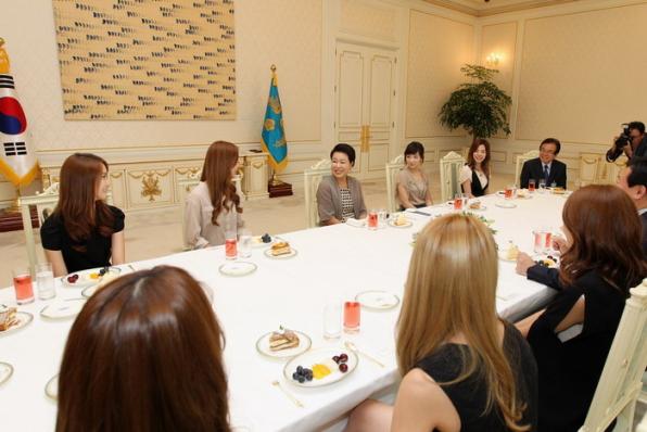 SNSD in青瓦台