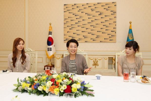 SNSD in青瓦台