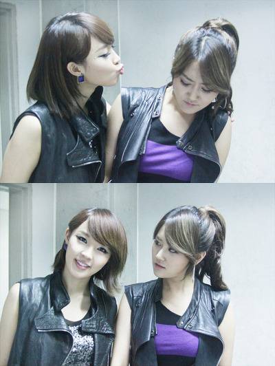 4minute 的2人組真心 heart to heart...