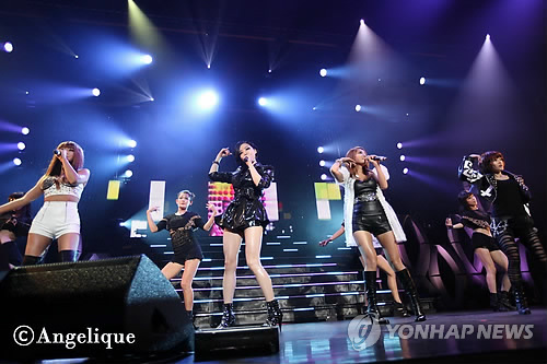 brown eyed girls 日本初次演唱會