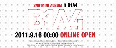 B1A4 9/16 回歸