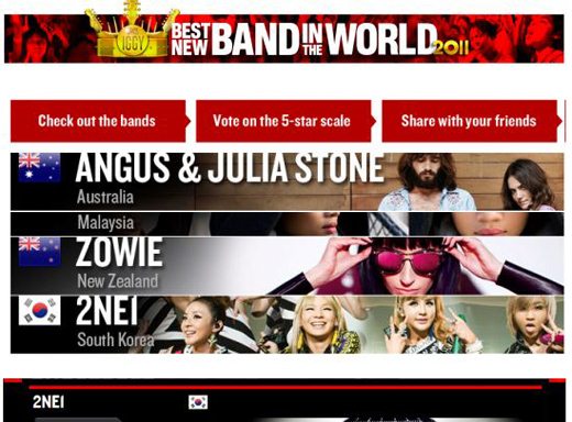 2NE1 Best New Band In The World