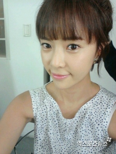 黃靜茵's new hairstyle