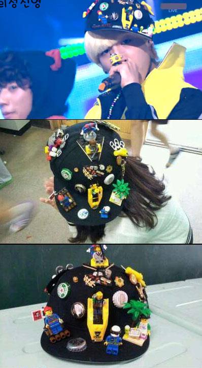 B1A4帶著粉絲的禮物上台 B1A4帶著粉絲的禮物上台