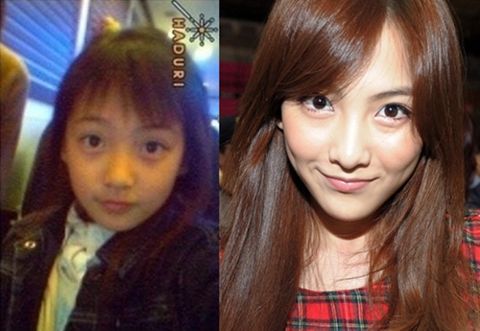 KARA 知英小時候 KARA 知英小時候