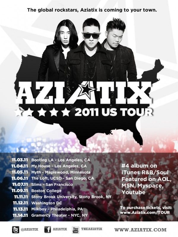 Aziatix US tour