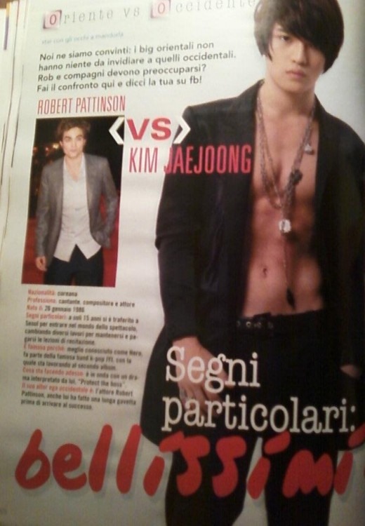 在中 vs. Robert Pattinson