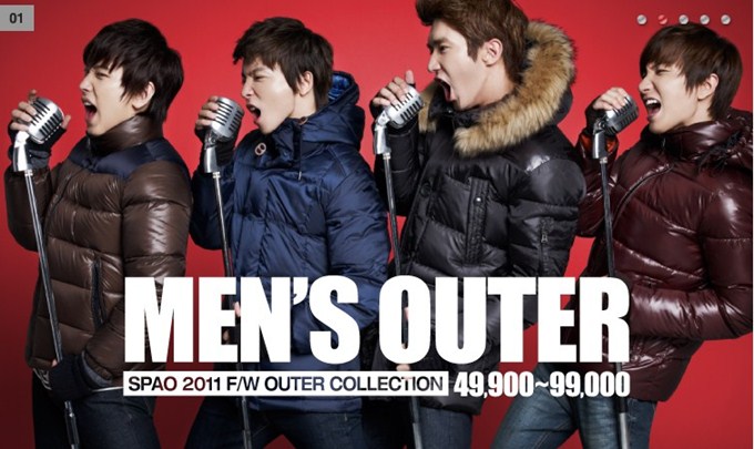 SPAO 2011 秋冬服飾宣傳照