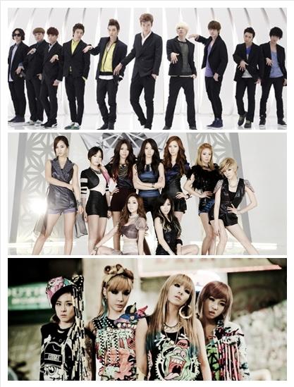 Super Junior 少女時代 2NE1