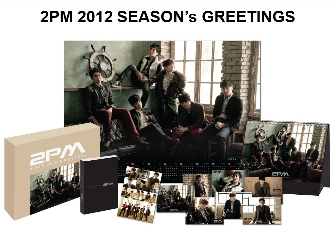 2PM 2012 官方年曆