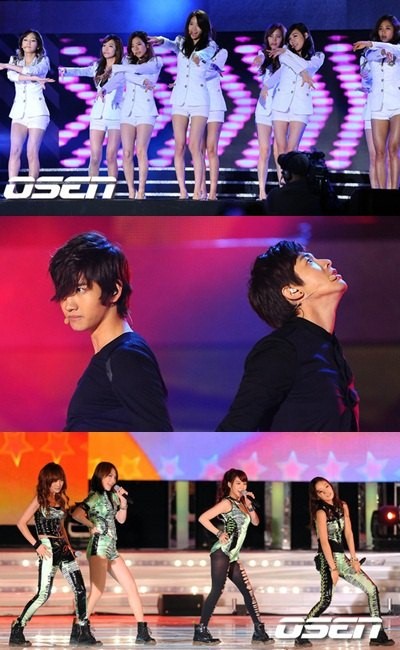 少女時代、東方神起、Kara 少女時代、東方神起、Kara