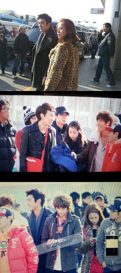 始源、珉豪、昭熙 ─ Running Man 拍攝現場