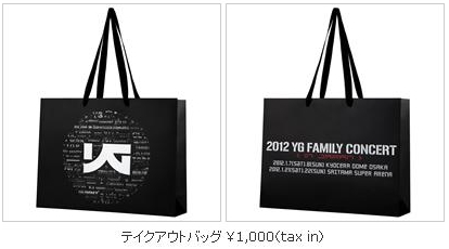 YG Family Concert 官方周邊 ─ 外出袋