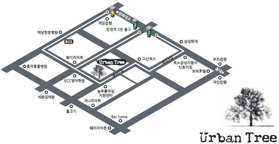 Urban Tree 餐廳 地圖 Urban Tree 餐廳 地圖