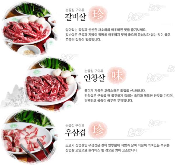 Nongol House 烤肉店 菜單一 Nongol House 烤肉店 菜單一