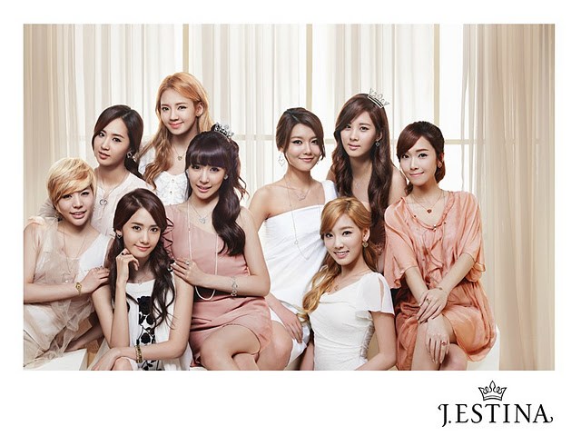 少女時代 J.ESTINA 飾品宣傳照
