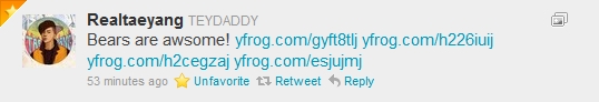 Taeyang's tweet 0128