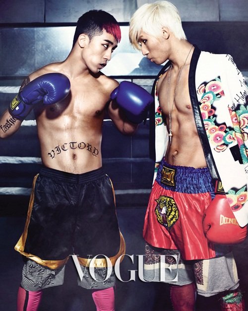 勝利、大聲 "Vogue"