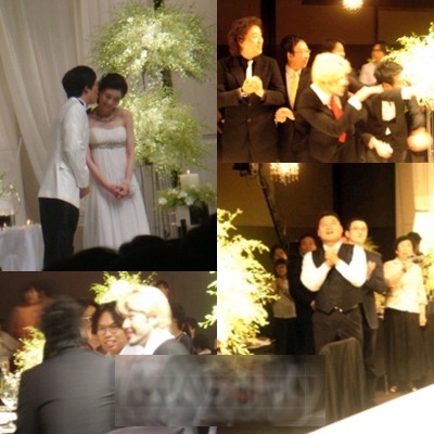 劉在石結婚式