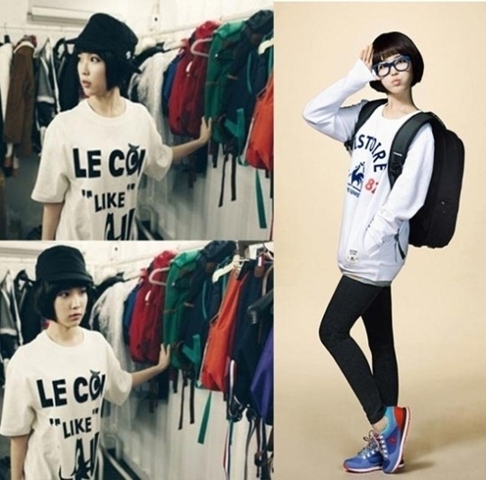 IU 服裝廣告
