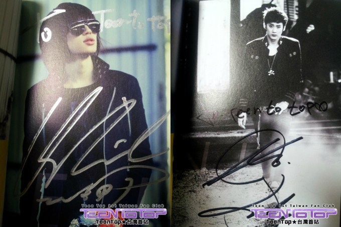 TEEN TOP 簽名