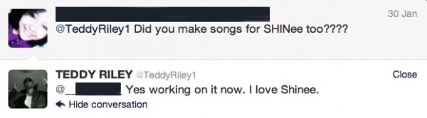 Teedy's tweet
