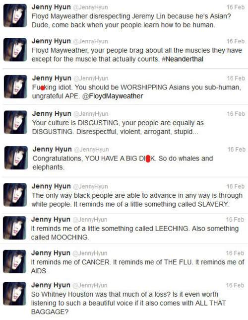 Jenny Hyun Twitter on Jeremy Lin Jenny Hyun Twitter on Jeremy Lin
