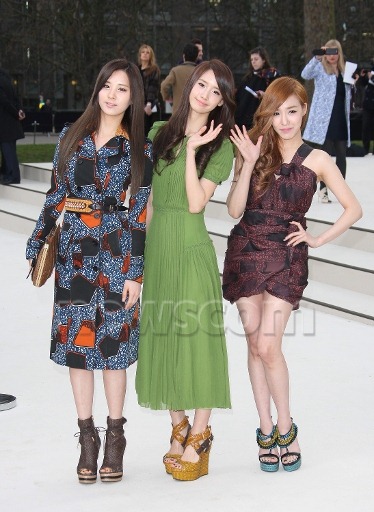 Tiffany、潤娥、徐玄 (英國倫敦時裝秀)