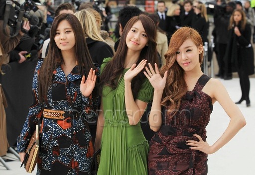 Tiffany、潤娥、徐玄 (英國倫敦時裝秀)