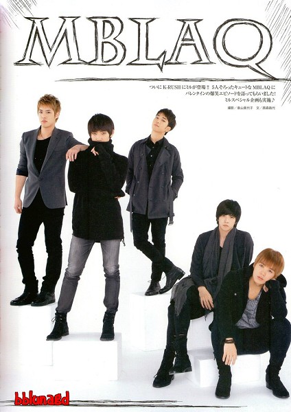 MBLAQ K-Rush雜誌