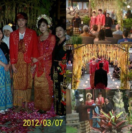 恩靜李章宇的印尼婚禮