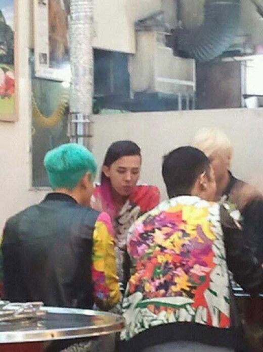 BIGBANG 聚餐照片