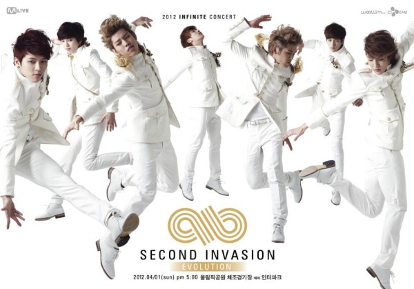 INFINITE Second Invasion Evolution 演唱會海報