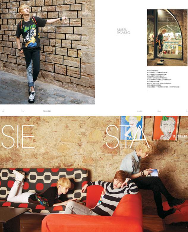 SHINee 巴塞隆纳写真游记:太阳之子 (内页) SHINee 巴塞隆纳写真游记:太阳之子 (内页)