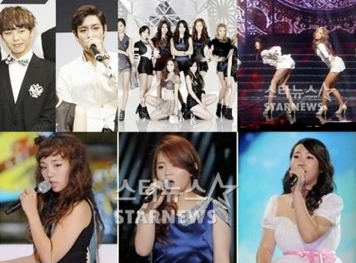 朴智敏 白雅言 李夏怡 GD&TOP 少女時代 miss A