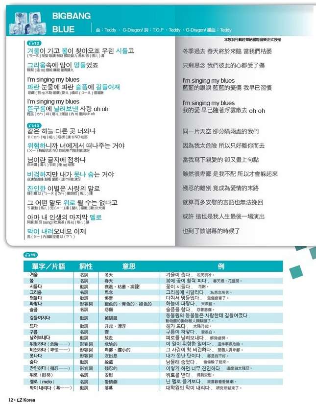 EZ Korea 內頁 bigbang