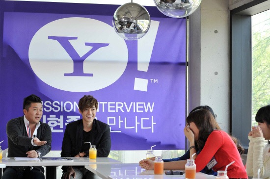 金賢重 Yahoo 訪問