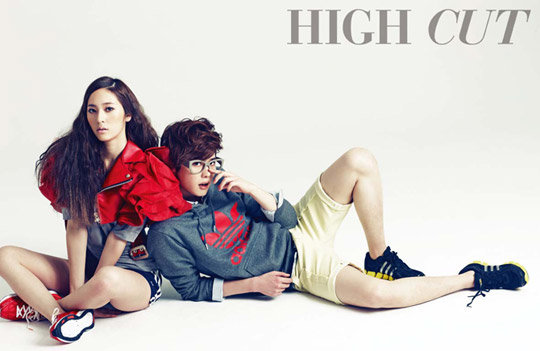 李鐘碩、Krystal 的 High Cut 畫報