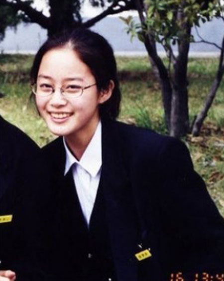 金泰希的高中照
